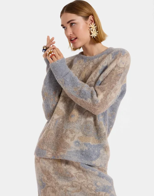 All-In SweaterLight Blue in Woolmix