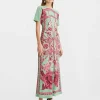 Angelica DressZodiac Placée Acquamarine in Envers Satin