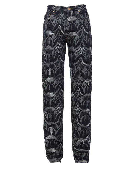 Better Than Your Boyfriend's JeansPapyrus Navy in Jacquard Denim