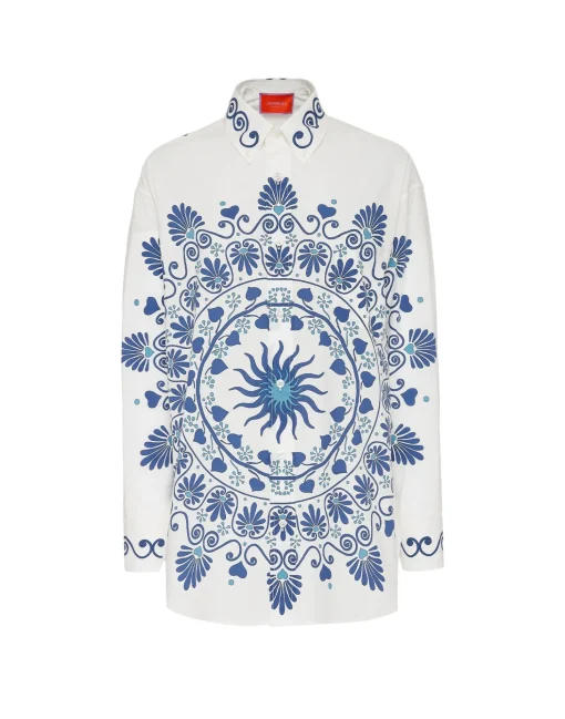 Better Than Your Boyfriend's ShirtOlympus Placée Cream in Cotton Poplin