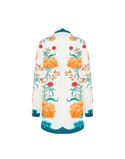 Better Than Your Boyfriend's ShirtMorpheus Placée Orange in Summer Poplin