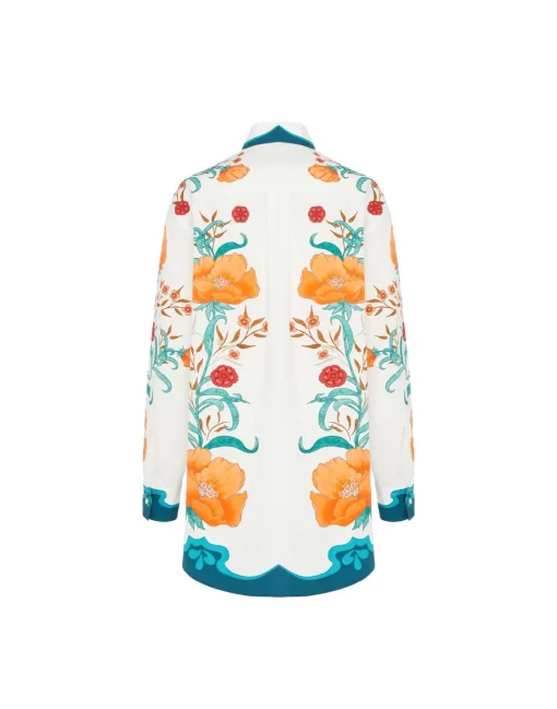 Better Than Your Boyfriend's ShirtMorpheus Placée Orange in Summer Poplin