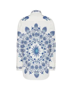 Better Than Your Boyfriend's ShirtOlympus Placée Cream in Cotton Poplin