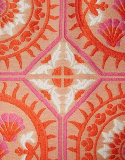 Bijoux JacketSun Orange in Jacquard  With Tassels