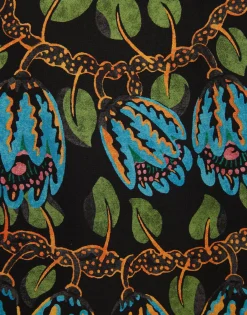 Boho BlouseEve Black in Crepe De Chine