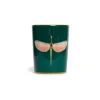 Decorative CupLibellula Green in Porcelain