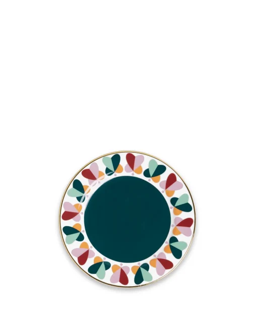 Dessert Plate Set of 2Farfalle Ring in Porcelain