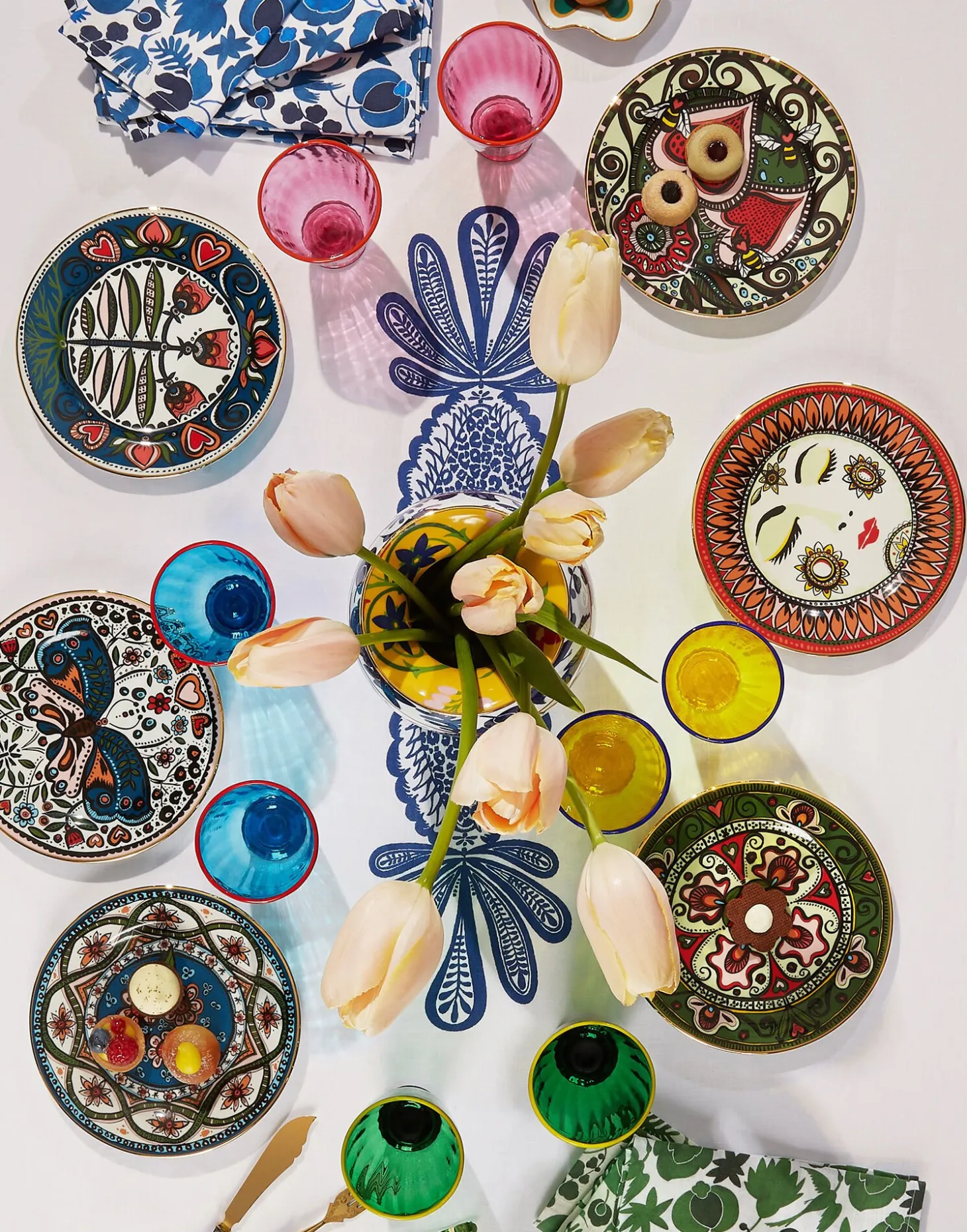 Dessert Plate Set of 2Rebirth in Porcelain