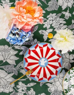 Dessert Plates Set Of 2Roman Dove Vino in Porcelain