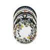 Dessert Plates Set Of 6Vesuvio in Porcelain