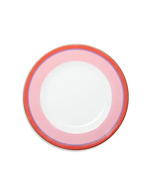 Dinner Plates Set Of 2Rainbow Rose in Porcelain