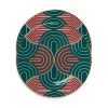 Dinner Plates Set Of 2Slinky Green in Porcelain