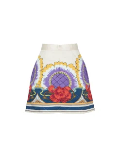 Edie SkirtTaormina Placée Ivory in Twill