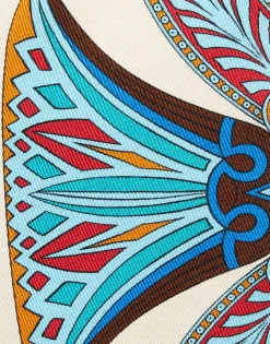 Foulard Mini SkirtLotus Placée Ivory in Stretch Cotton