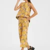 Hendrix PantsMoonflower Yellow in Jacquard