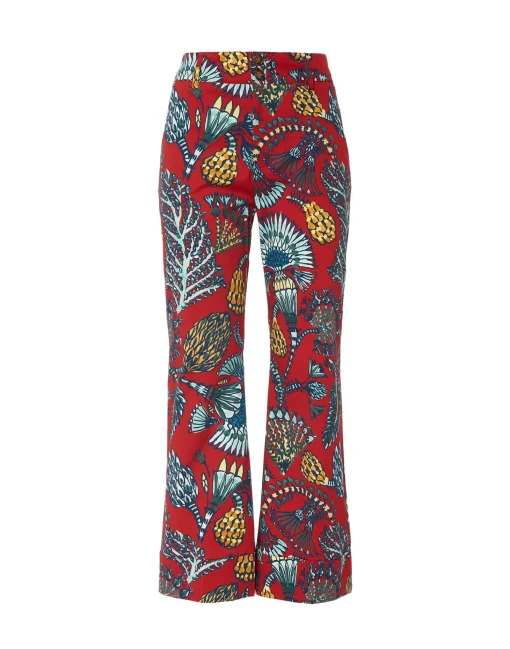 Hendrix PantsSicomore Red in Heavy Stretch Cotton
