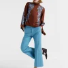 Hendrix PantsSolid Light Blue in Shot Cotton