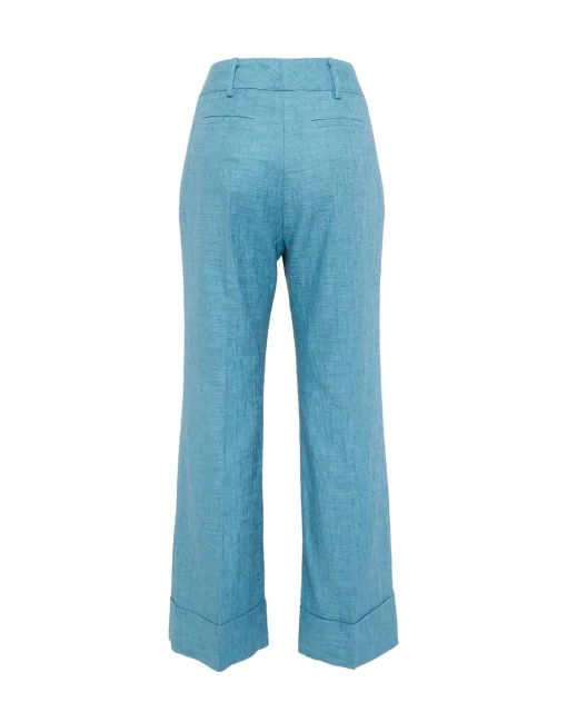 Hendrix PantsSolid Light Blue in Shot Cotton