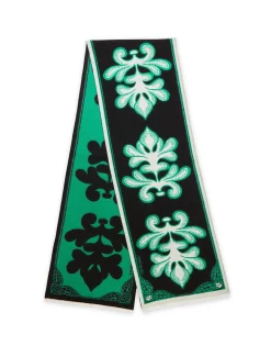 Herald ScarfHerald Black in Wool Silk