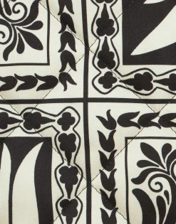 Iris Shirt JacketMix Tiles Placée Black in Twill