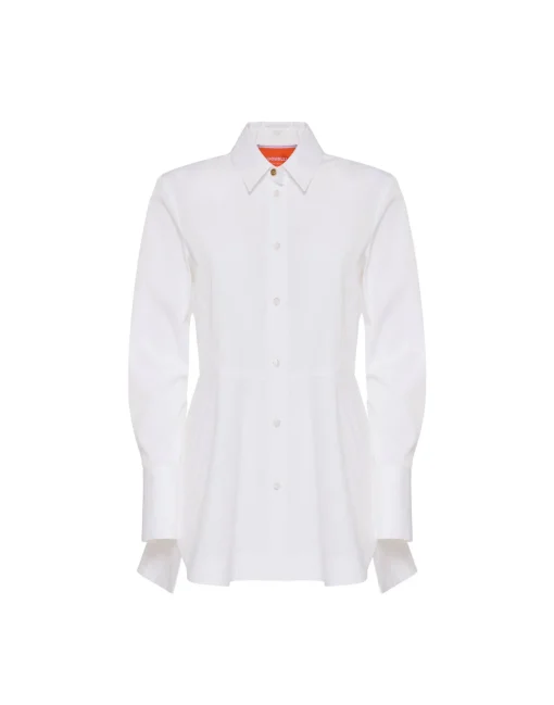 Iris ShirtSolid White in Tailor Poplin