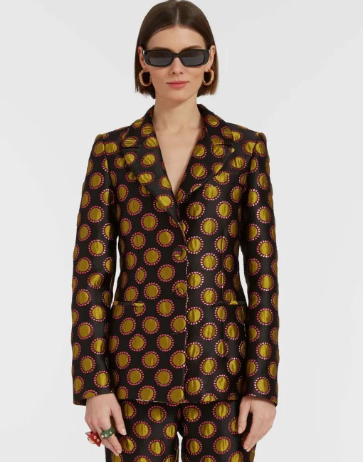 24/7 JacketWinter Sun Black in Jacquard
