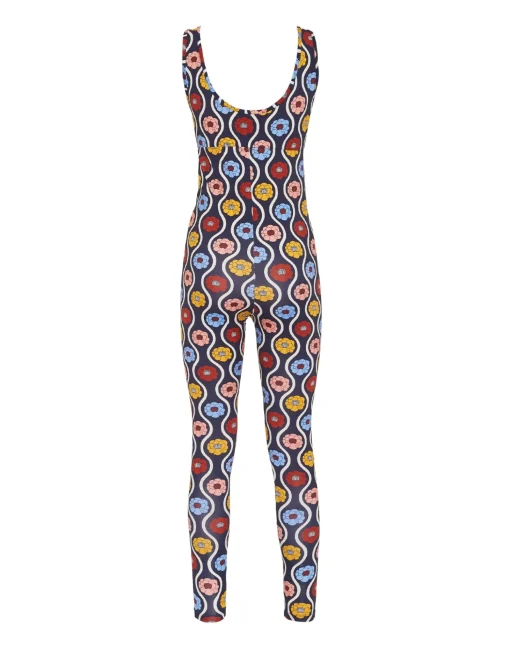 Jazzercize SuitWhitsun Mini Blue in Skinny Jersey
