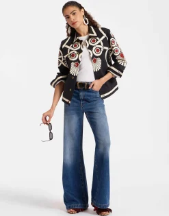 JJ Jean JacketMedallion Placée Black in Denim