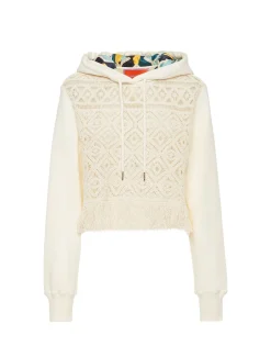 La Scala HoodiePlaza Cream in Macramé