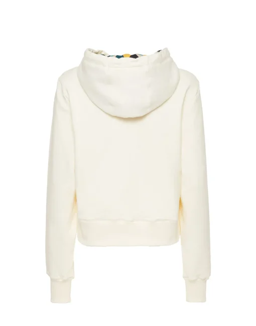 La Scala HoodiePlaza Cream in Macramé