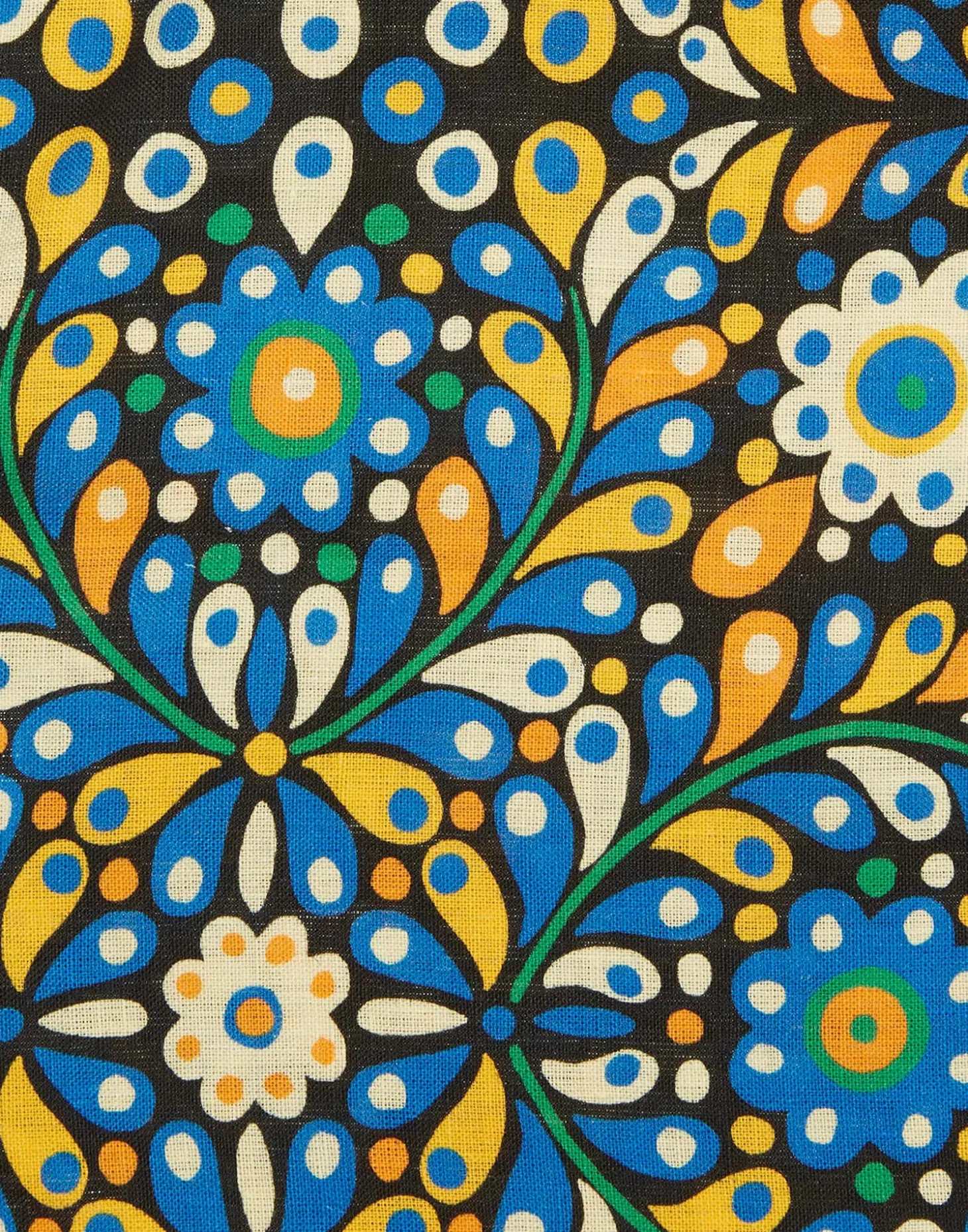 Large Napkins Set Of 2Confetti Blu in Linen