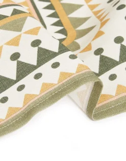 Large Napkins Set Of 2Doric Placée Light Green in Linen