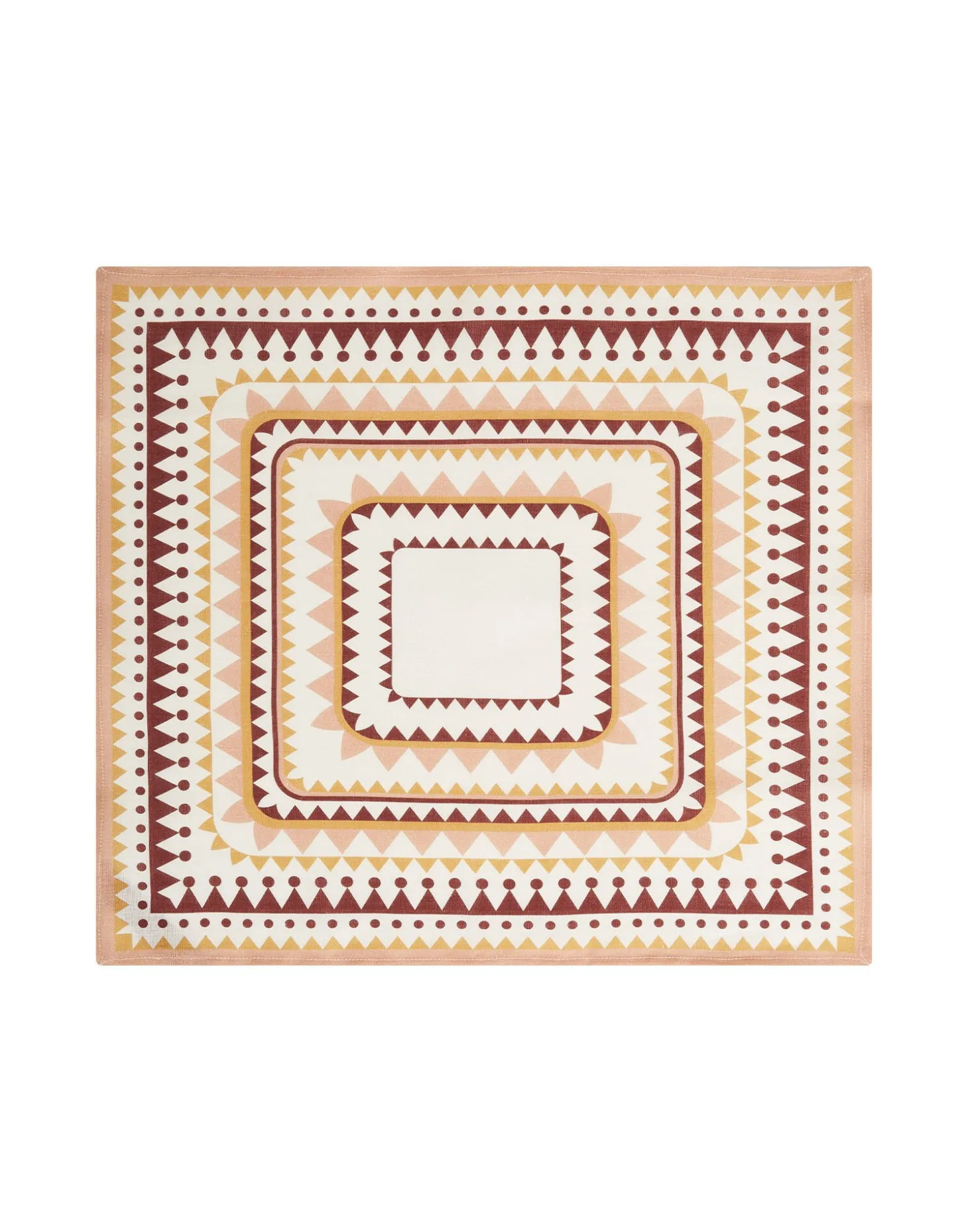 Large Napkins Set Of 2Doric Placée Pink in Linen