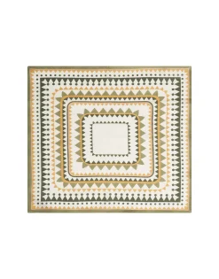 Large Napkins Set Of 2Doric Placée Light Green in Linen