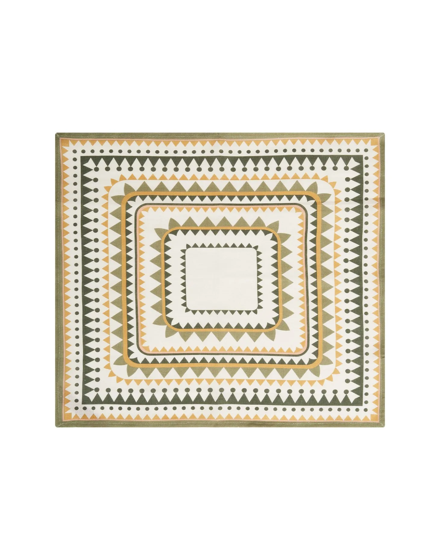 Large Napkins Set Of 2Doric Placée Light Green in Linen