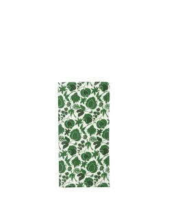 Large Napkins Set Of 2Wildbird Verde Small in Linen