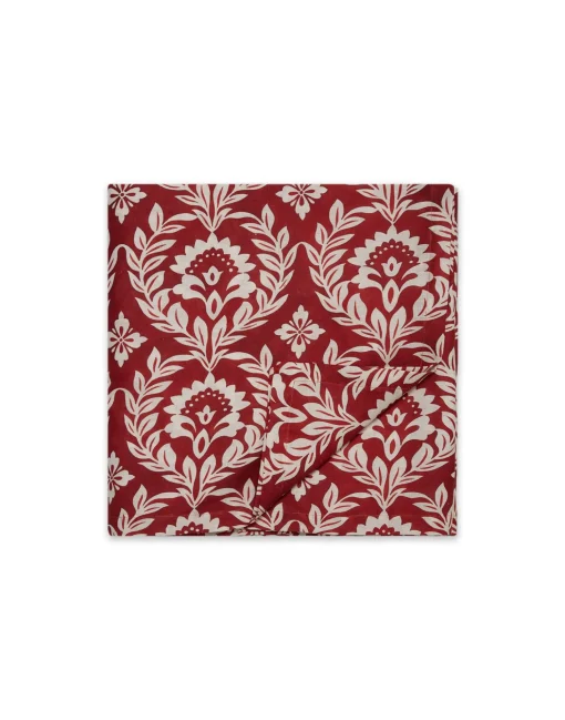 Large TableclothGarland Bordeaux in Linen
