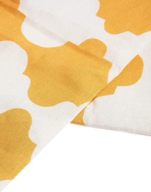 Large TableclothPlaza Yellow in Linen