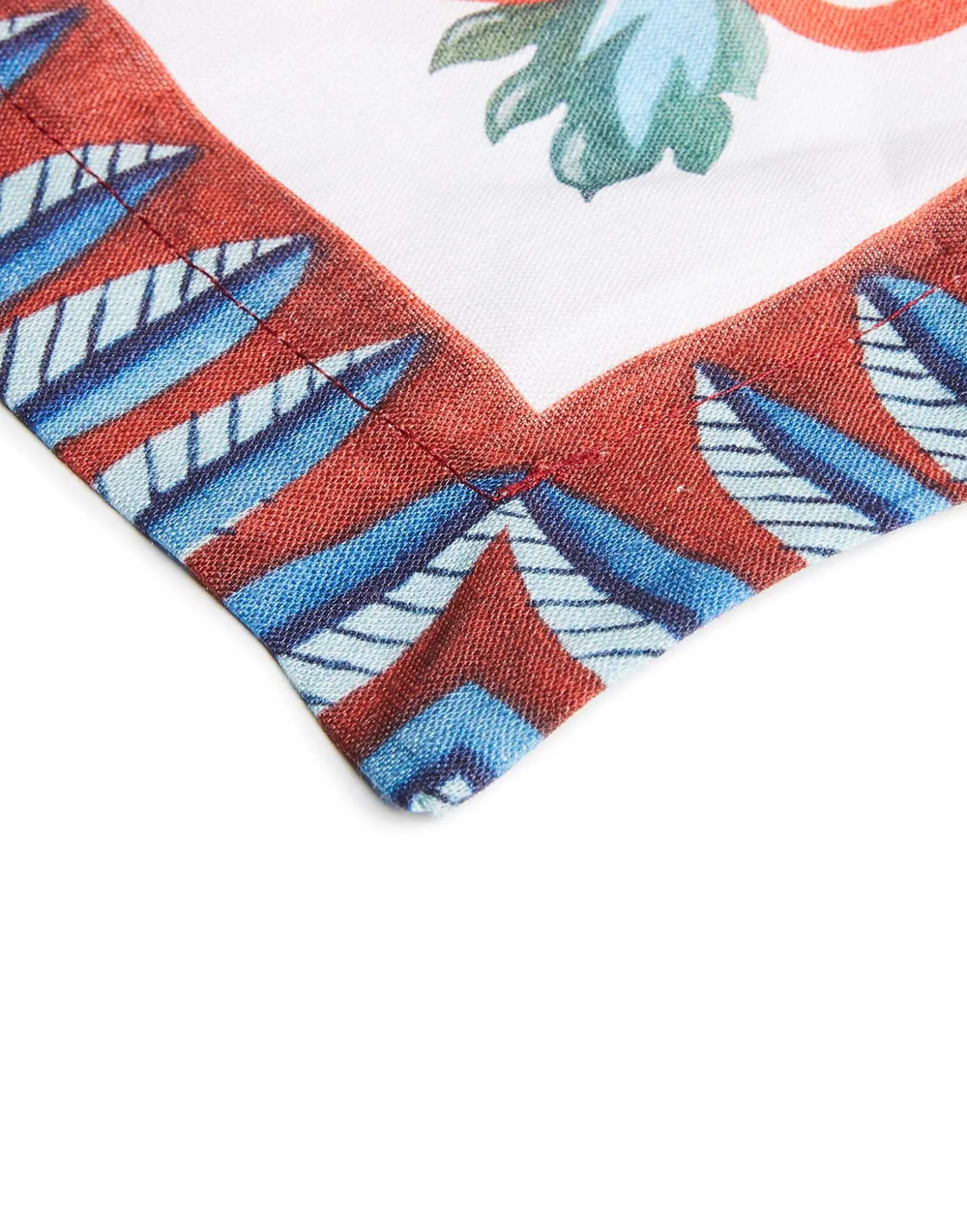 Large TableclothWhite Turning Tulips in Linen