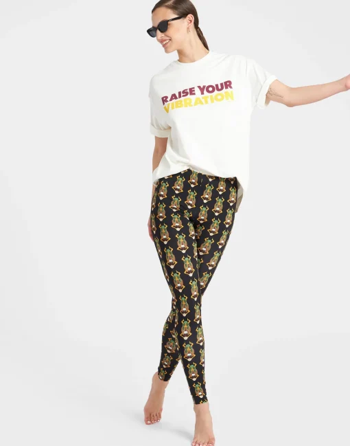 LeggingsScarab Black in Skinny Jersey