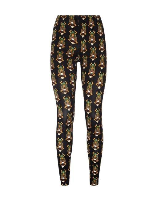LeggingsScarab Black in Skinny Jersey