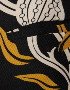 Let Loose PantsMelograno Black & White in Cady Wool