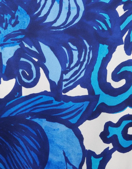Long And Sassy DressAnemone in Twill Silk