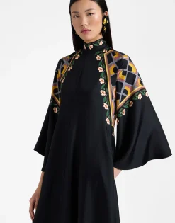 Magnifico DressDazed Placée Black in Silk Twill