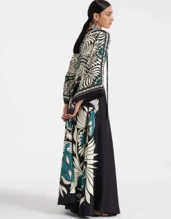 Magnifico DressMix Tiles Placée Black in Silk Twill