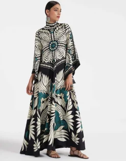 Magnifico DressMix Tiles Placée Black in Silk Twill