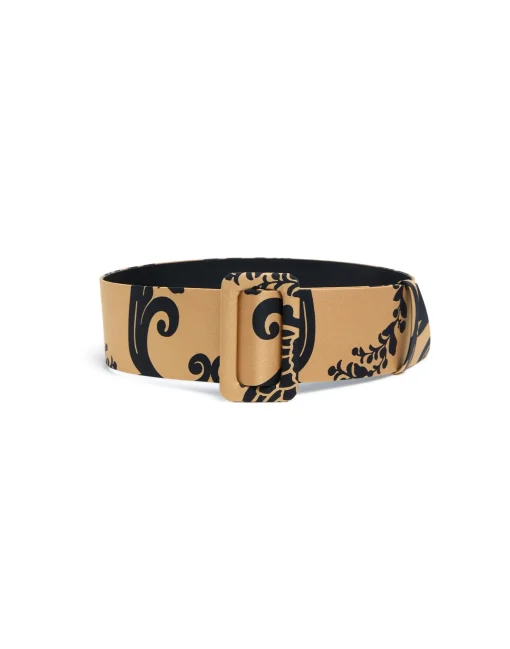 Medium BeltCherubs Gold in Light Faille