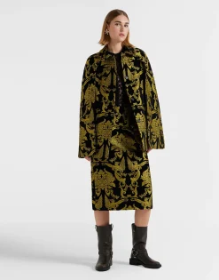 Milano Mini CapeCherubs Black in Jacquard