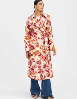 Milano Trench CoatHottie Cream in Cotton Gabardine