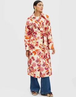 Milano Trench CoatHottie Cream in Cotton Gabardine